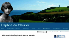 What Dumaurier.org website looked like in 2018 (5 years ago)