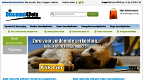 What Discount4pets.nl website looked like in 2018 (5 years ago)
