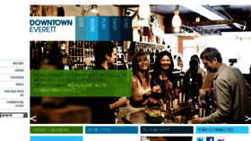 What Downtowneverett.com website looked like in 2018 (5 years ago)