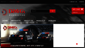 What Damega.com website looked like in 2018 (5 years ago)