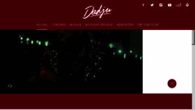 What Dadjuofficiel.com website looked like in 2018 (5 years ago)