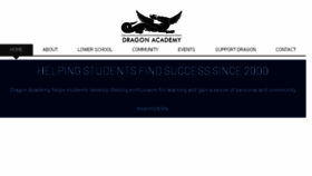 What Dragonacademy.org website looked like in 2018 (5 years ago)