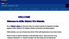 What D19.org website looked like in 2018 (5 years ago)
