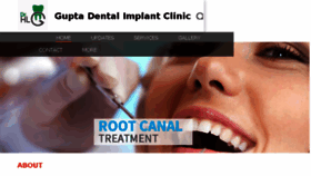 What Dentistdrhlgupta.com website looked like in 2018 (5 years ago)