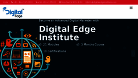 What Digitaledgeinstitute.com website looked like in 2018 (5 years ago)
