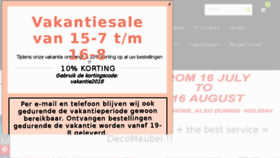 What Decomeubel.nl website looked like in 2018 (5 years ago)