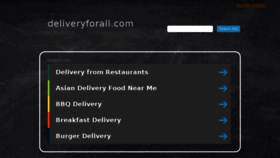 What Deliveryforall.com website looked like in 2018 (5 years ago)