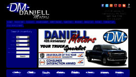 What Daniellmotors.com website looked like in 2018 (5 years ago)