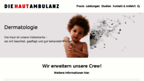 What Die-hautambulanz.de website looked like in 2018 (5 years ago)