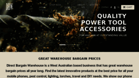What Directbargainwarehouse.com.au website looked like in 2018 (8 years ago)