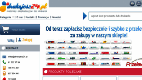 What Drukujesz24.pl website looked like in 2018 (5 years ago)