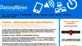 What Datoraffaren.se website looked like in 2018 (5 years ago)