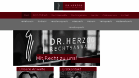What Drherzog.de website looked like in 2018 (5 years ago)