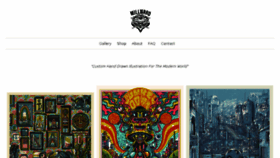 What Drewmillward.com website looked like in 2018 (7 years ago)