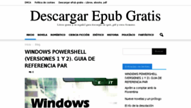 What Descargarepubgratis.org website looked like in 2018 (5 years ago)