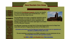 What Dovemountaincivicgroup.org website looked like in 2018 (5 years ago)