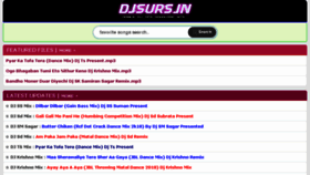 What Djsur.in website looked like in 2018 (5 years ago)