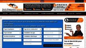 What Devis-diagnostics-maisons.fr website looked like in 2018 (5 years ago)
