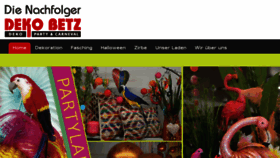 What Deko-betz.de website looked like in 2018 (5 years ago)