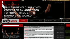 What Dartsnews.com website looked like in 2018 (5 years ago)