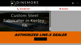 What Dinsmorewelding.com website looked like in 2018 (5 years ago)