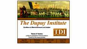 What Dupuyinstitute.org website looked like in 2018 (5 years ago)
