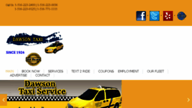 What Dawsoncab.com website looked like in 2018 (5 years ago)