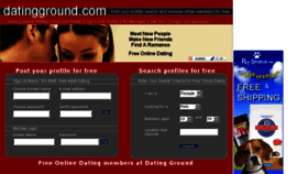 What Datingground.com website looked like in 2018 (5 years ago)