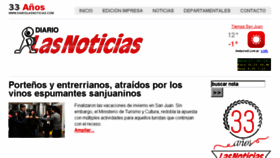 What Diariolasnoticias.com website looked like in 2018 (5 years ago)
