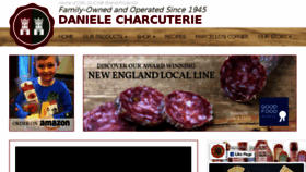 What Danielefoods.com website looked like in 2018 (5 years ago)