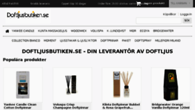 What Doftljusbutiken.se website looked like in 2018 (5 years ago)