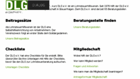 What Dlg-lohnsteuer.de website looked like in 2018 (5 years ago)