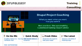 What Drupaleasy.com website looked like in 2018 (5 years ago)