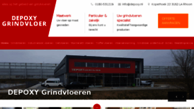 What Depoxy.nl website looked like in 2018 (5 years ago)