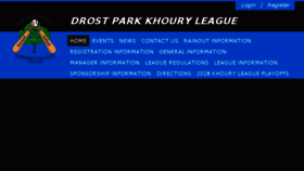 What Drostparkkhoury.org website looked like in 2018 (5 years ago)