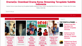 What Dramaqu.org website looked like in 2018 (5 years ago)