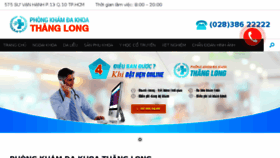 What Dakhoathanglong.vn website looked like in 2018 (5 years ago)