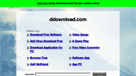 What Ddownload.com website looked like in 2018 (5 years ago)