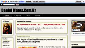 What Danielmatos.com.br website looked like in 2018 (5 years ago)