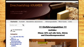 What Drechselshop-kramer.com website looked like in 2018 (5 years ago)