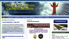 What Divinonino.org website looked like in 2018 (5 years ago)