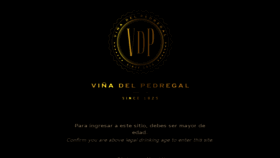What Delpedregalfamilywines.com website looked like in 2018 (5 years ago)