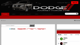 What Dodgejourneyforum.com website looked like in 2018 (5 years ago)