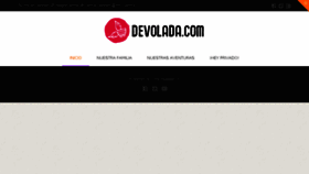 What Devolada.com website looked like in 2018 (5 years ago)
