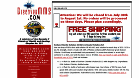 What Discovermms.com website looked like in 2018 (5 years ago)