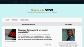 What Droitfinance.fr website looked like in 2018 (5 years ago)