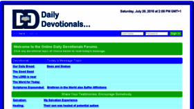 What Dailydevotionalsonline.com website looked like in 2018 (5 years ago)