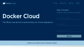 What Dotcloud.com website looked like in 2018 (5 years ago)