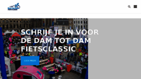 What Damtotdamfietsclassic.nl website looked like in 2018 (5 years ago)