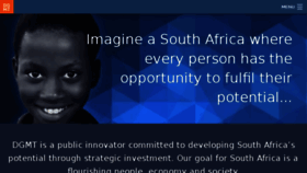 What Dgmt.co.za website looked like in 2018 (5 years ago)